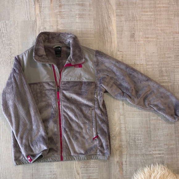 The North Face Jackets & Blazers - Northface girl’s XL grey and pink